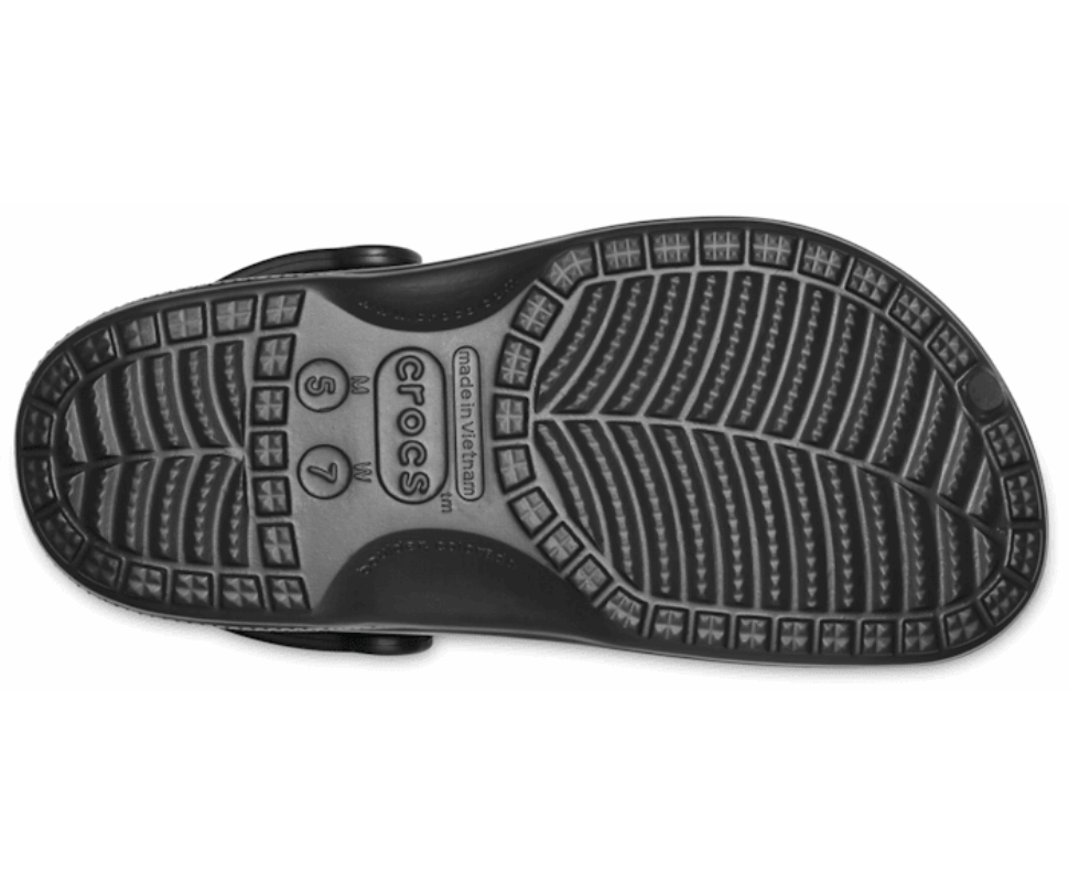 Crocs Baya Izklāta Koka Tupele Melna