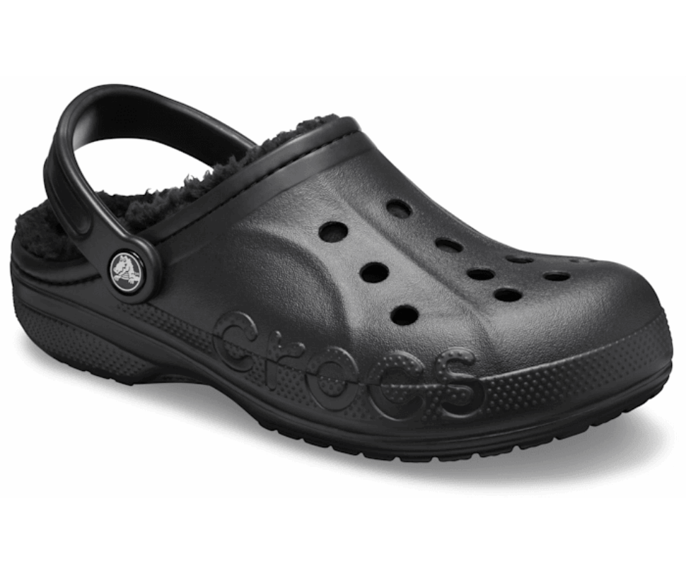 Crocs Baya Izklāta Koka Tupele Melna