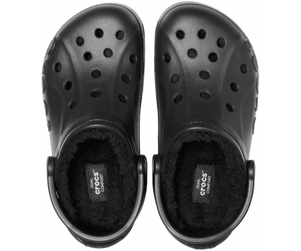 Crocs Baya Izklāta Koka Tupele Melna