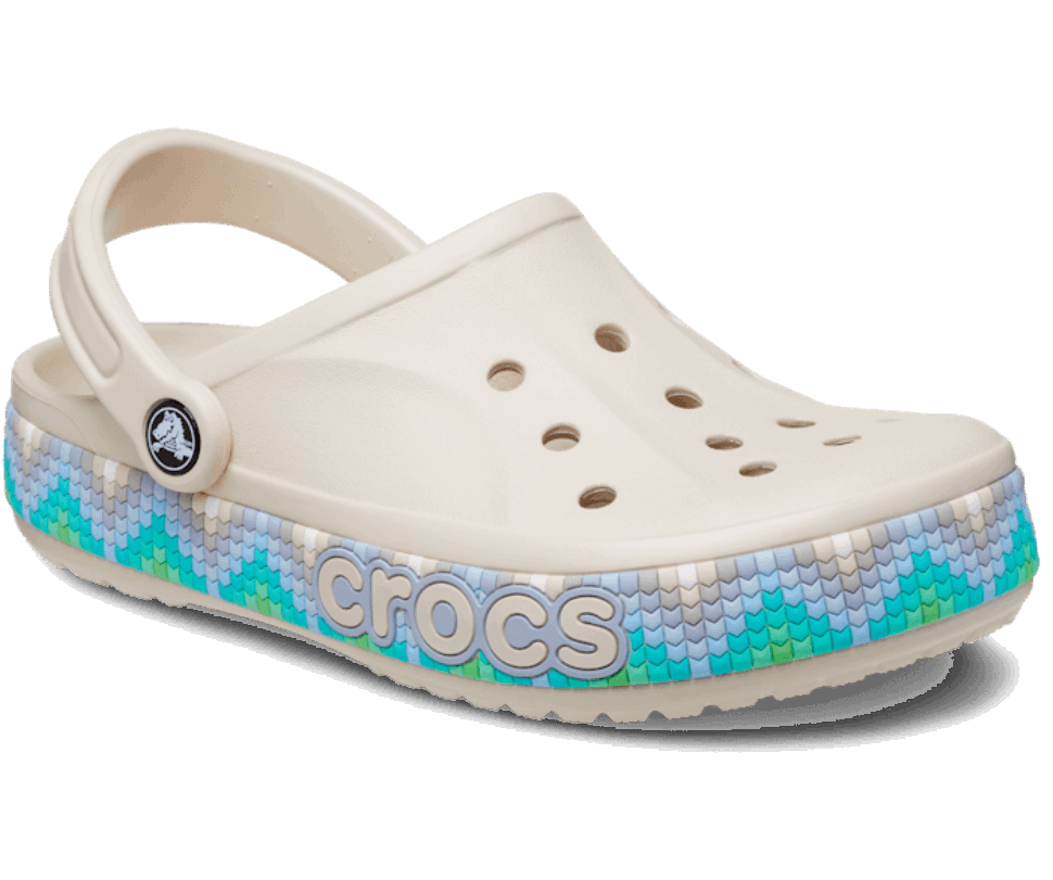 Crocs Bayaband Chevron Band Clog Stucco Multi