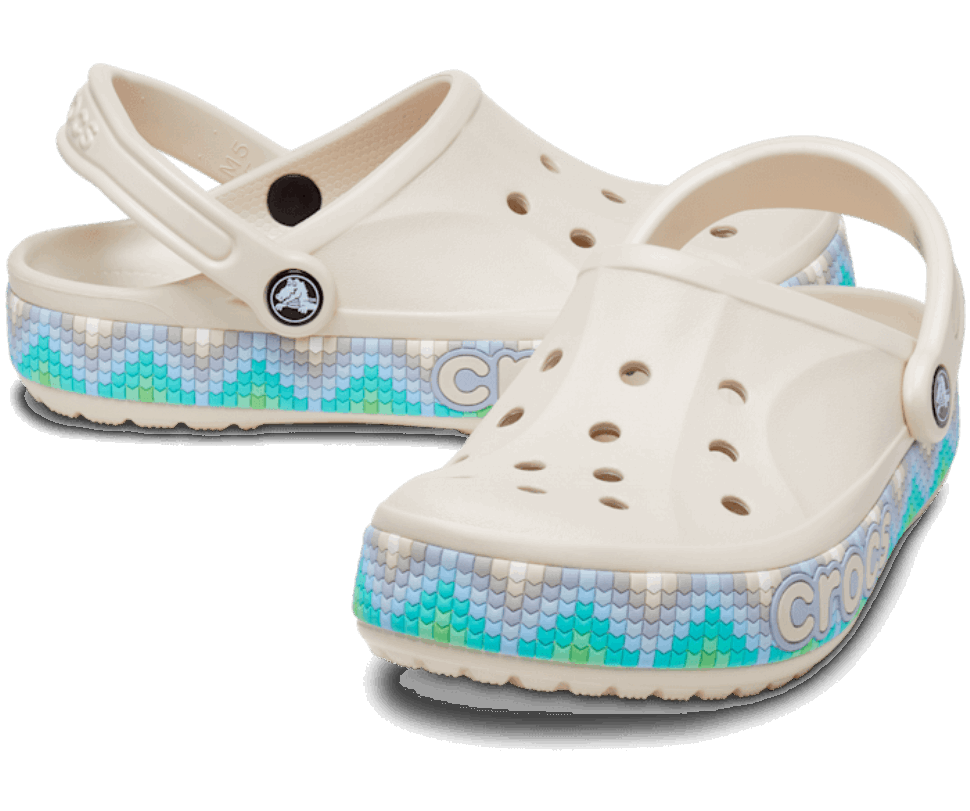 Crocs Bayaband Chevron Band Clog Stucco Multi