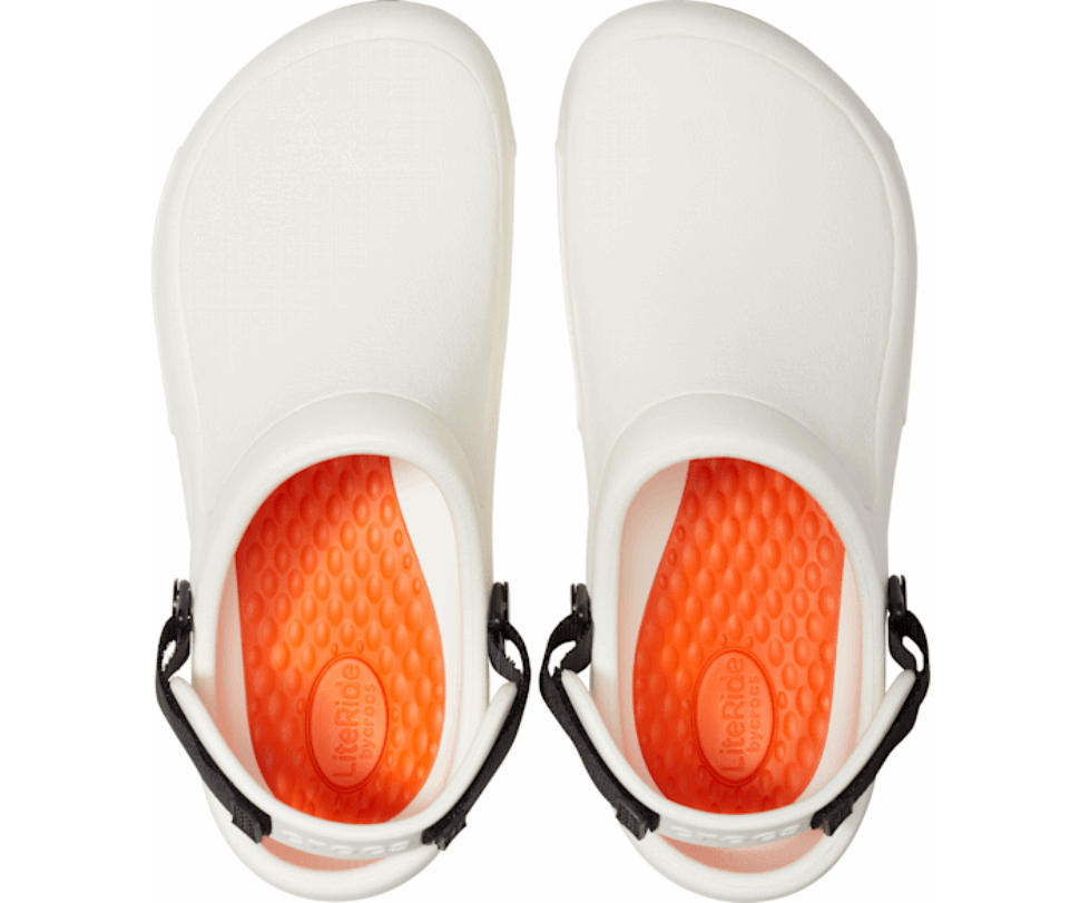 Crocs Bistro Pro Literide Koka Tupele Balts