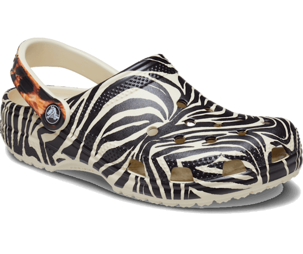 Crocs Klasisks Dzīvnieku Remikss Clog Bone Multi Dzīvnieks