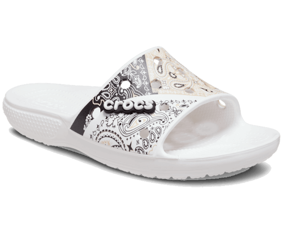 Crocs Classic Crocs Bandana Slide Chai Balts
