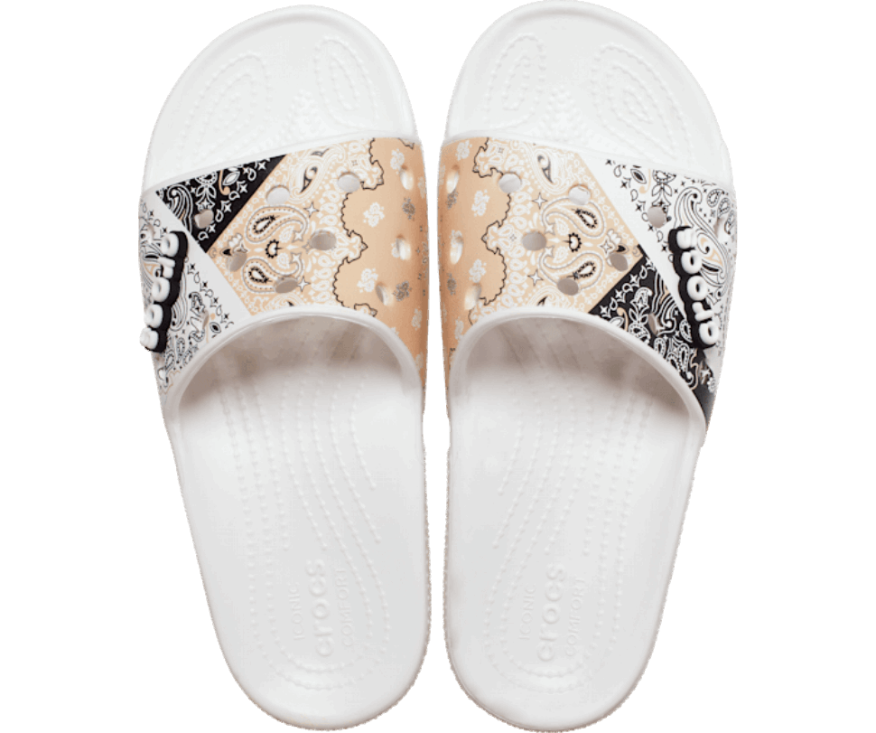 Crocs Classic Crocs Bandana Slide Chai Balts