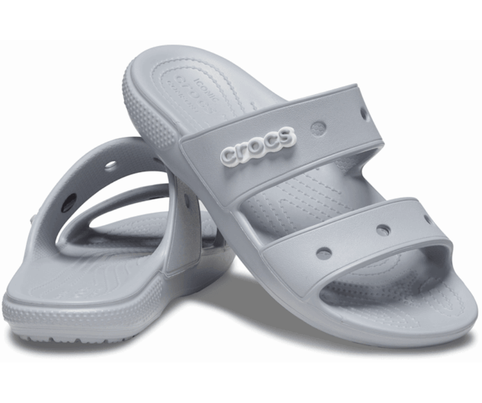 Crocs Klasiskās Crocs Sandales Gaiši Pelēkas