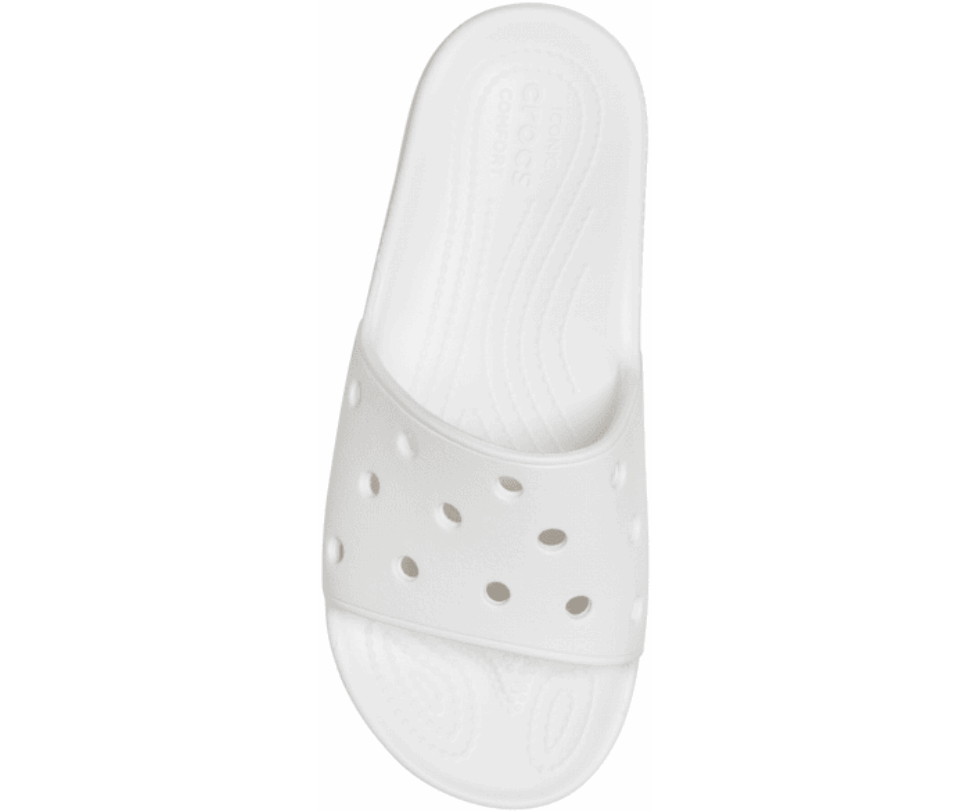 Crocs Klasisks Crocs Slide Balts