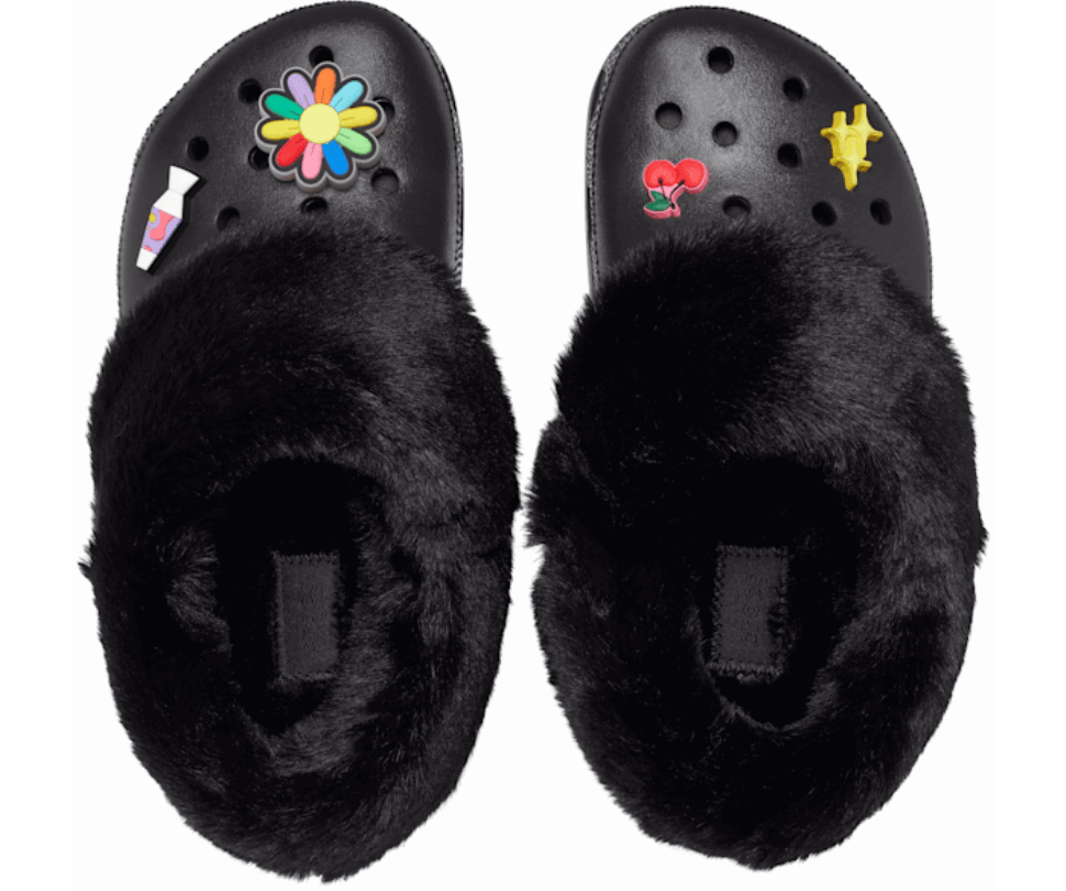Crocs Classic Mammoth Charm Clog Black