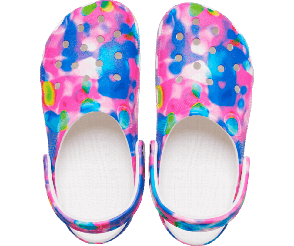 Crocs Classic Solarized Koka Tupele Balti Rozā