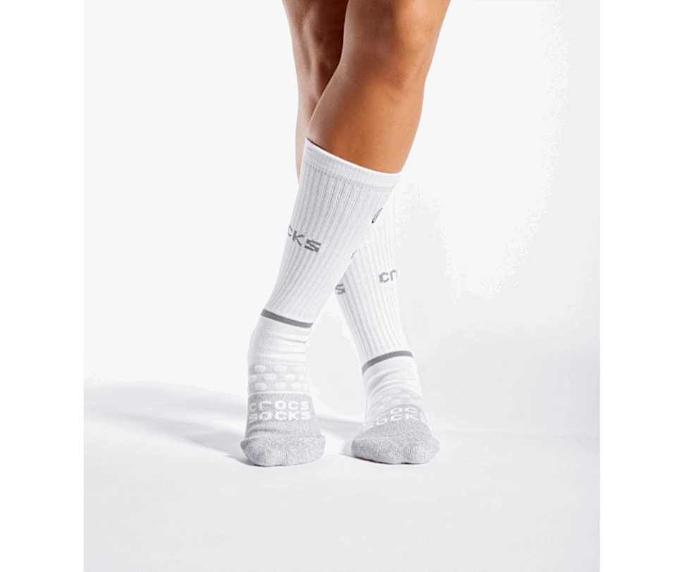 Crocs Socks Adult Crew Graphic 3-pack Elektriskā Rozā Kaklasaites Krāsa