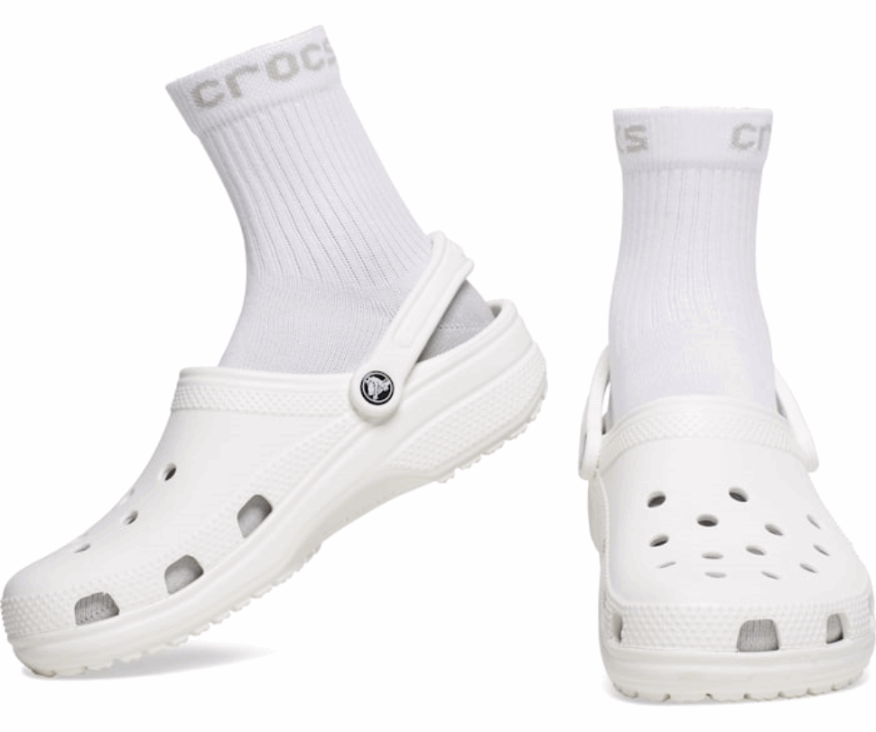Crocs Zeķes Pieaugušo Ceturtdaļa Solid 3-pack Multi