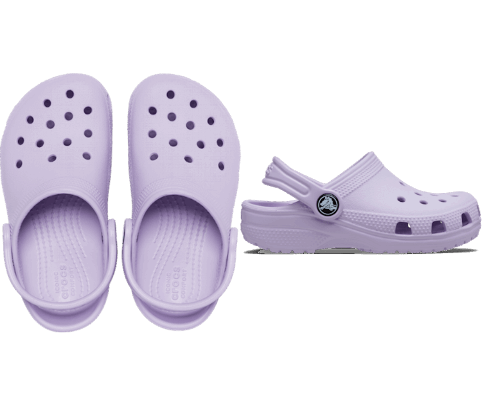 Crocs Bērnu Klasiskā Koka Tupelēm Lavanda