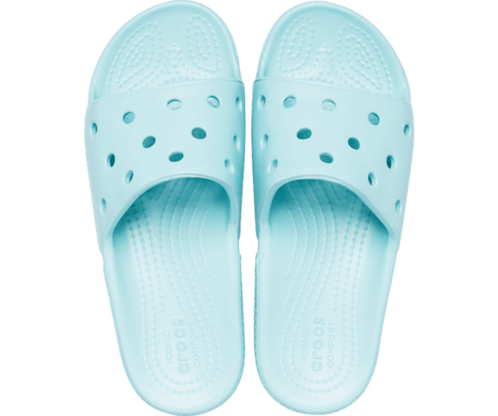 Crocs Bērnu Klasiskais Crocs Slide Tīrs ūdens