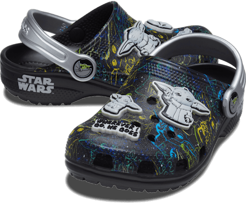 Crocs Bērnu Klasiskā Grogu Koka Tupele Melna