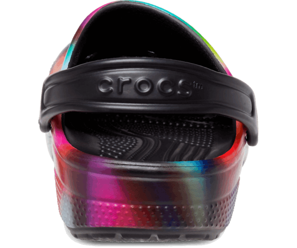 Crocs Bērnu Klasiskā Solarizētā Koka Tupele Melna Multi