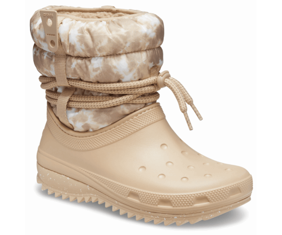 Crocs Sieviešu Klasisks Neo Puff Luxe Boot Chai White