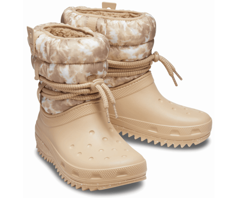 Crocs Sieviešu Klasisks Neo Puff Luxe Boot Chai White