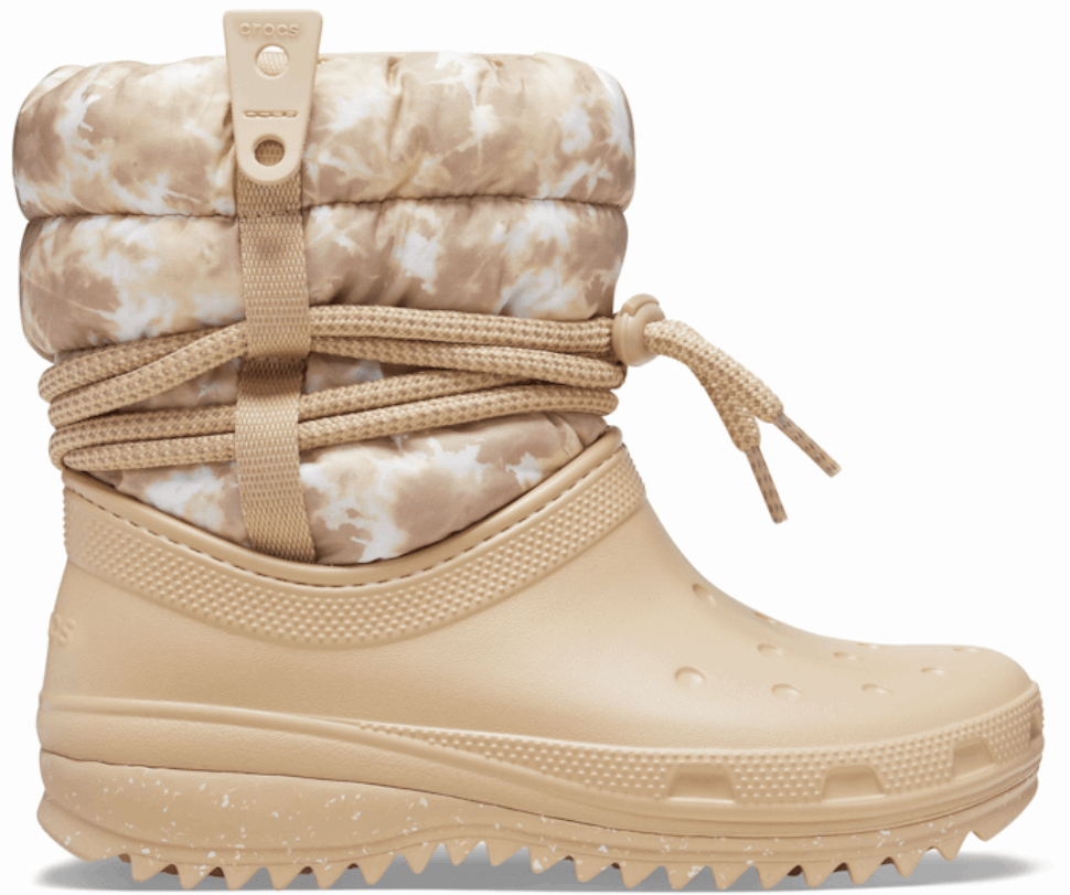 Crocs Sieviešu Klasisks Neo Puff Luxe Boot Chai White