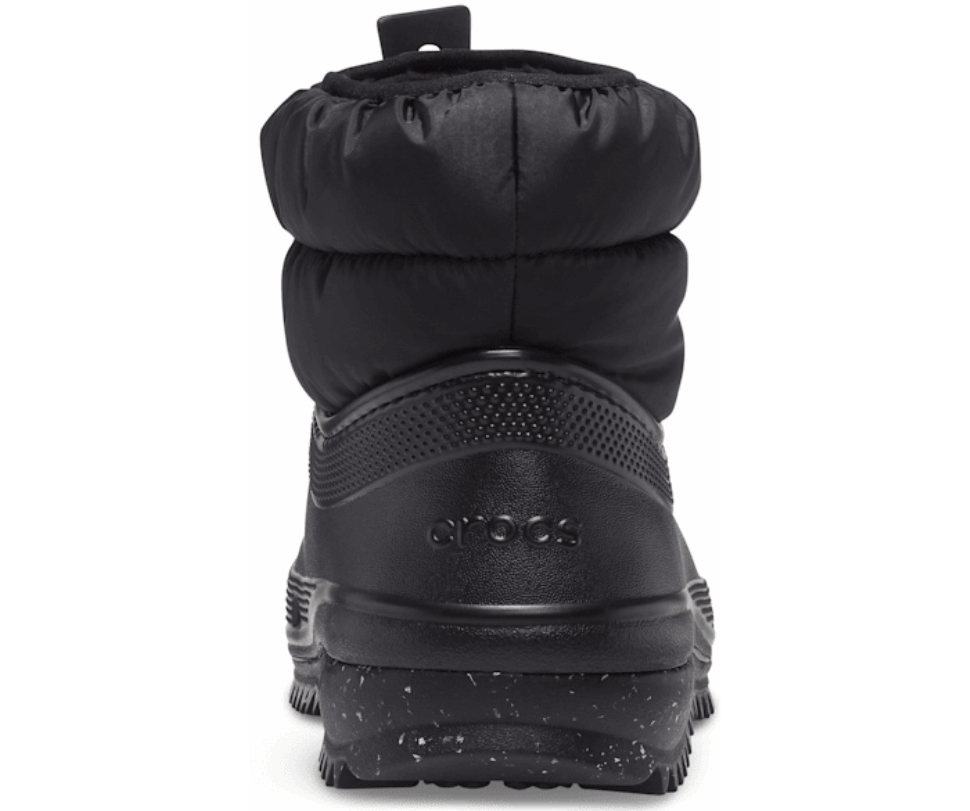 Crocs Sieviešu Klasiski Neo Puff Shorty Zābaki, Melni