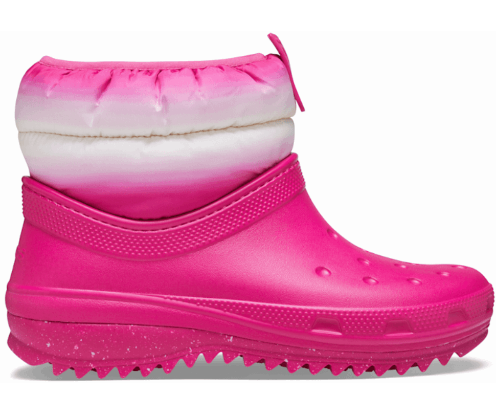 Crocs Sieviešu Klasisks Neo Puff Shorty Boot Candy Rozā Apmetums