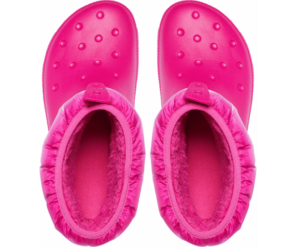 Crocs Sieviešu Klasisks Neo Puff Shorty Boot Candy Rozā Apmetums