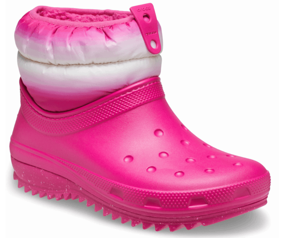 Crocs Sieviešu Klasisks Neo Puff Shorty Boot Candy Rozā Apmetums