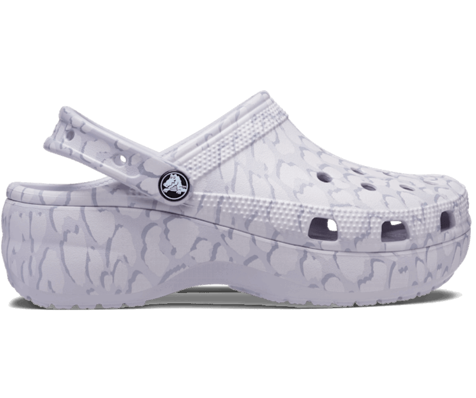 Crocs Sieviešu Klasiskā Platforma 4 Viņas Tupele Mauve Migla