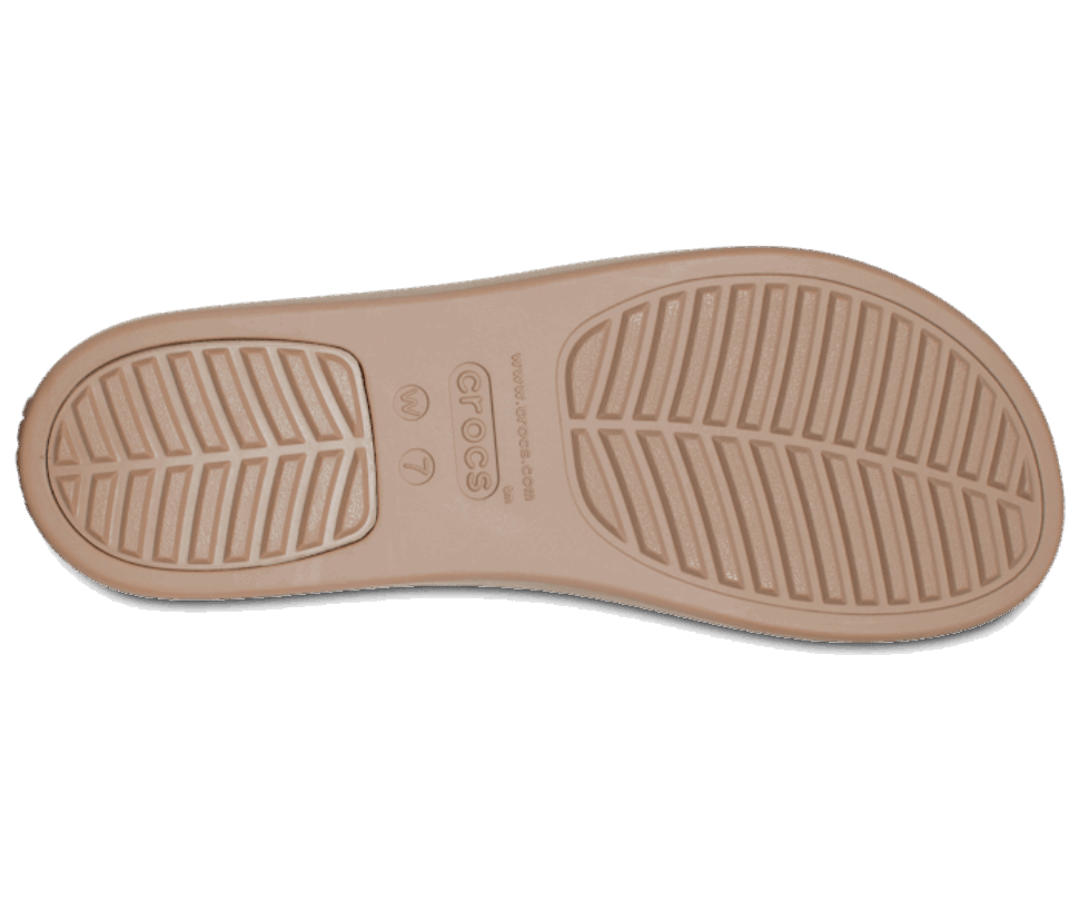 Crocs Sieviešu Crocs Brooklyn Metālisks Zema ķīļa Metālisks šampanietis