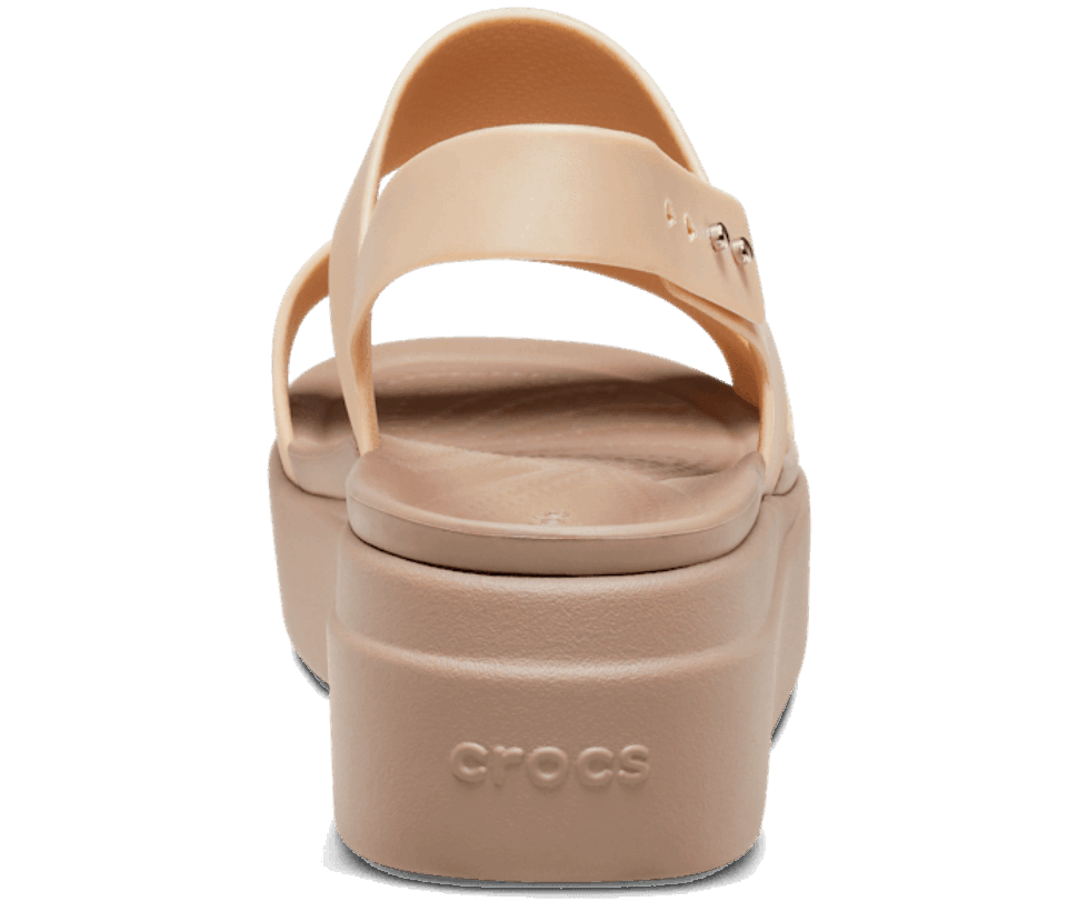 Crocs Sieviešu Crocs Brooklyn Metālisks Zema ķīļa Metālisks šampanietis