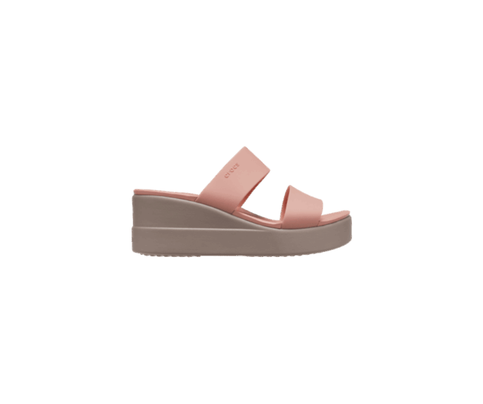 Crocs Sieviešu Crocs Brooklyn Mid Wedge Bāls Sarkt