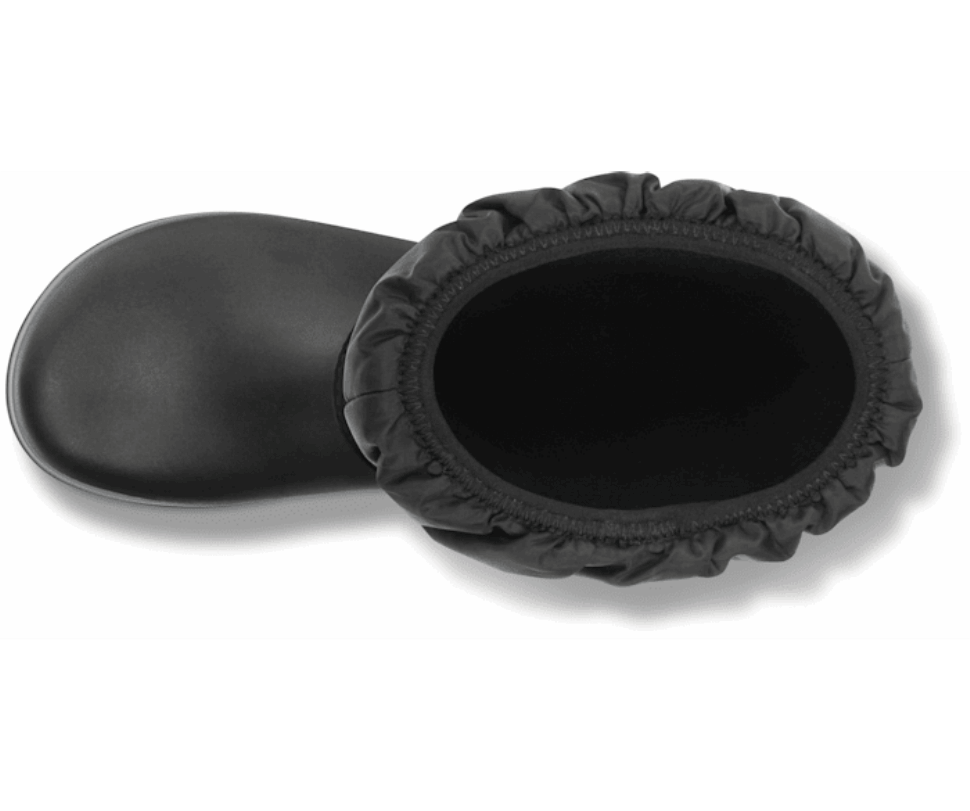 Crocs Sieviešu Ziemas Puff Boot Melns Ogles